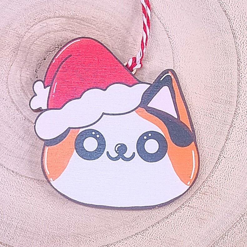 Santa Cats Christmas Tree Decorations