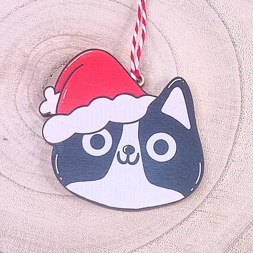 Santa Cats Christmas Tree Decorations