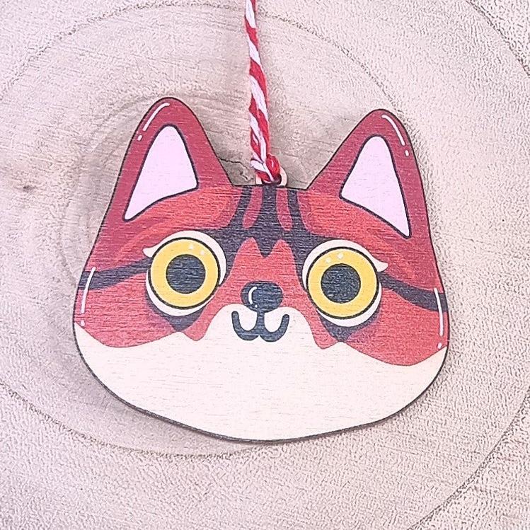 Festive Cats Christmas Tree Decorations