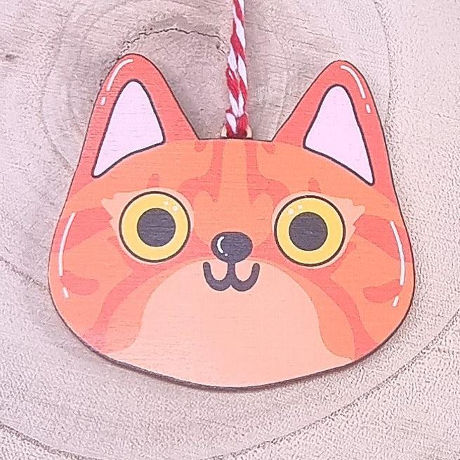 Festive Cats Christmas Tree Decorations
