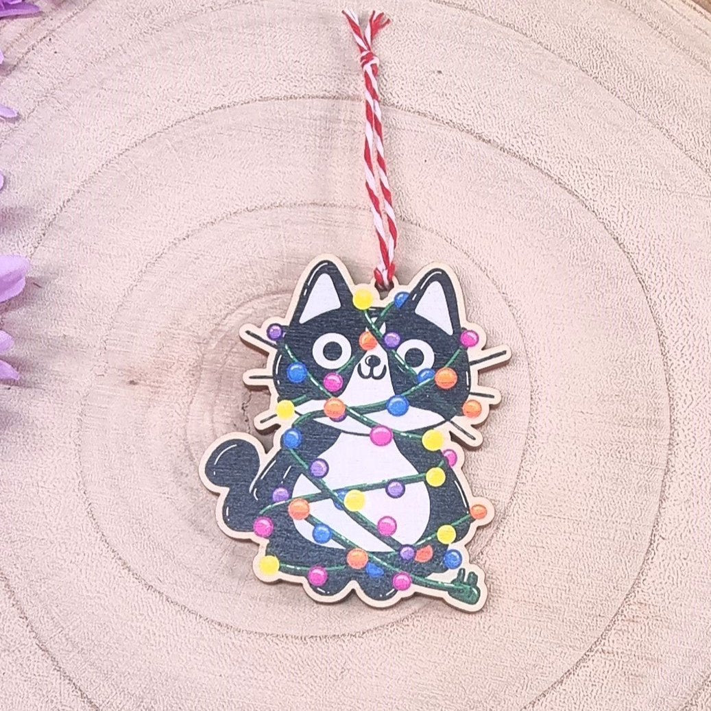 Crazy Cats At Christmas Tree Decorations