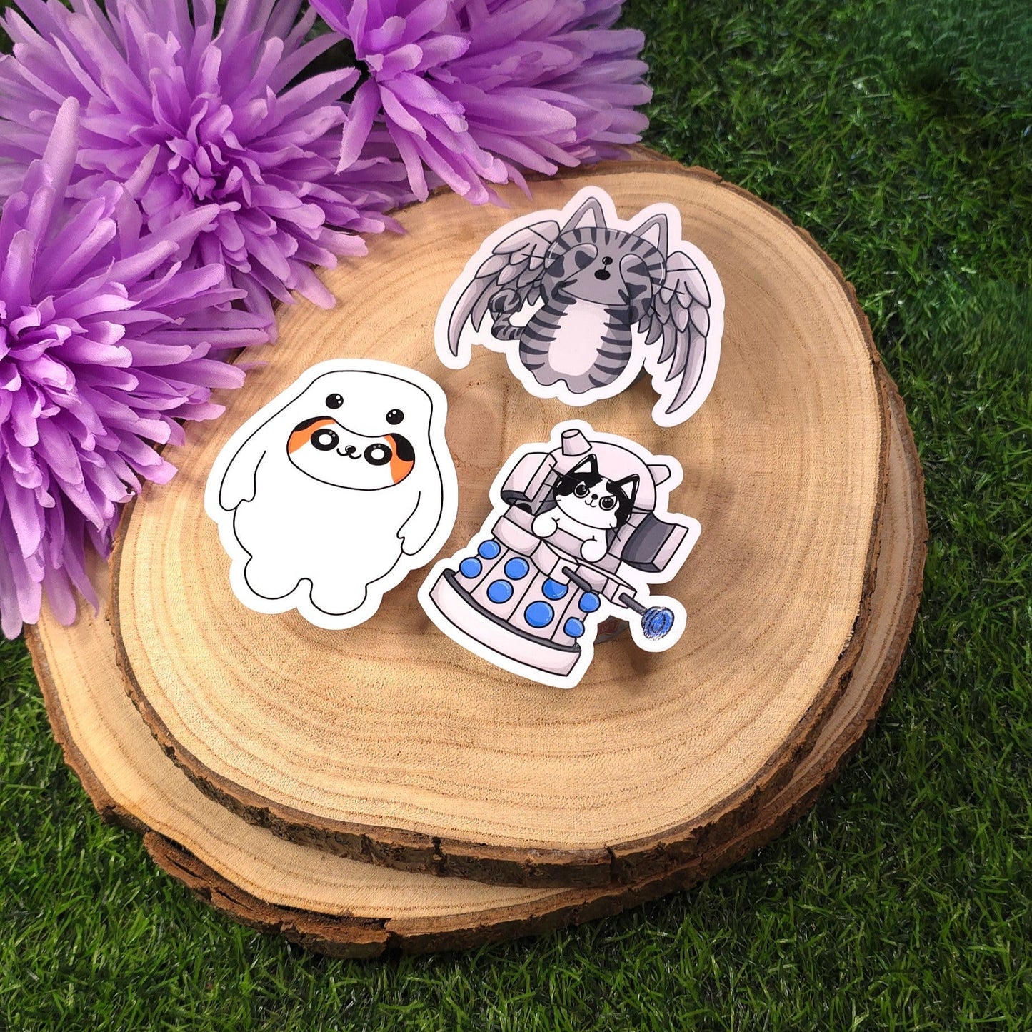 Cat Who Bad Guys Large Vinyl Die-cut Sticker
