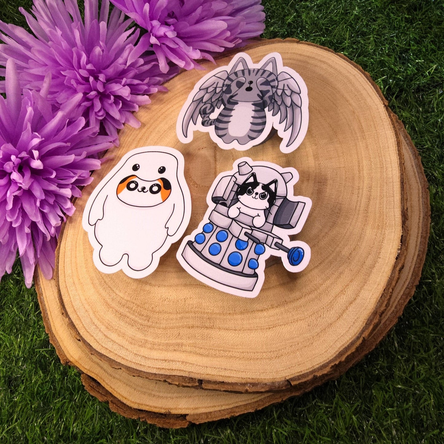 Cat Who Bad Guys Large Vinyl Die-cut Sticker