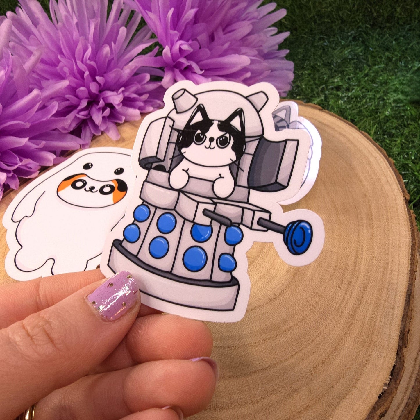 Cat Who Bad Guys Large Vinyl Die-cut Sticker