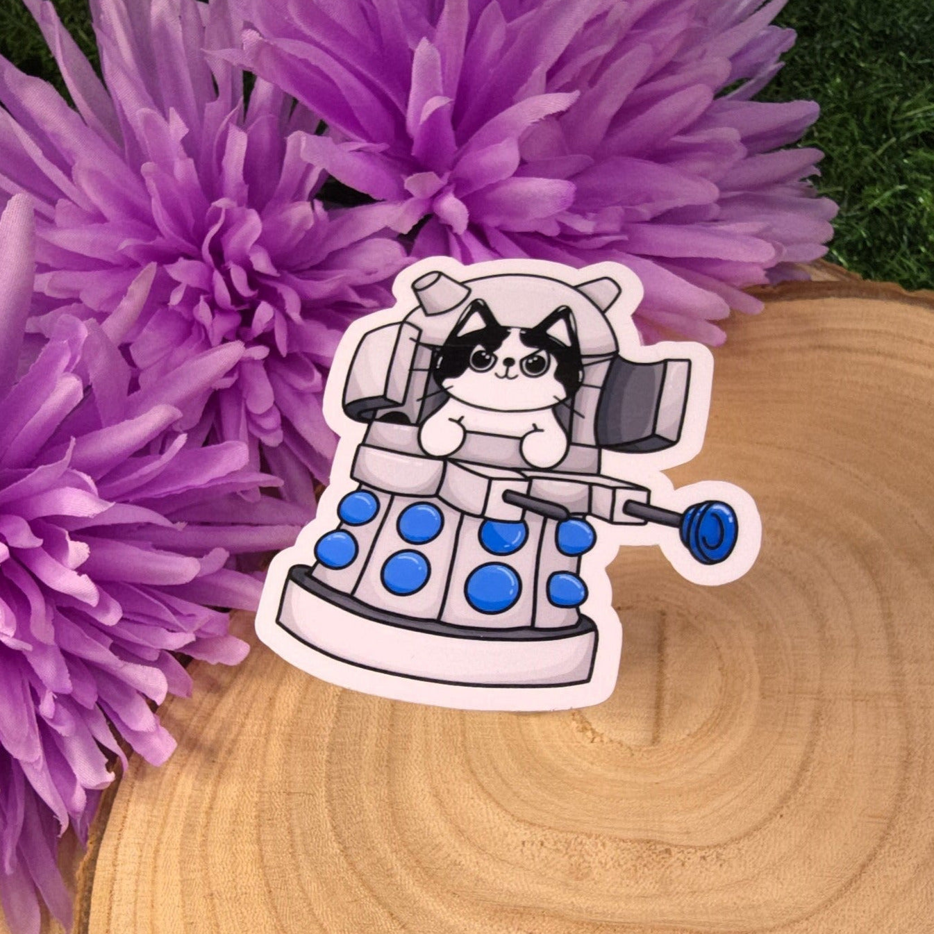 Cat Who Bad Guys Large Vinyl Die-cut Sticker