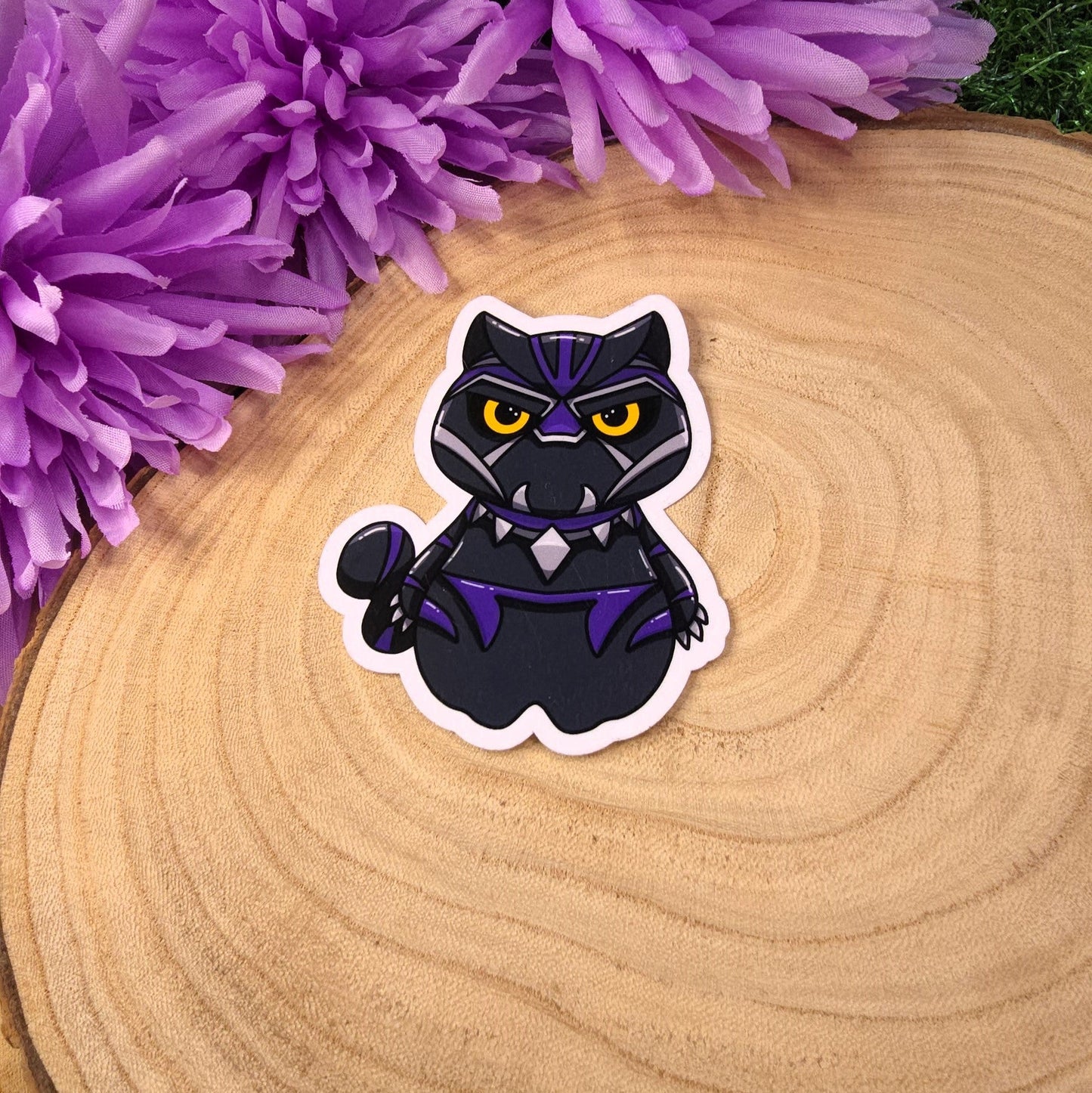 Black Panther Cat Large Vinyl Die-cut Sticker