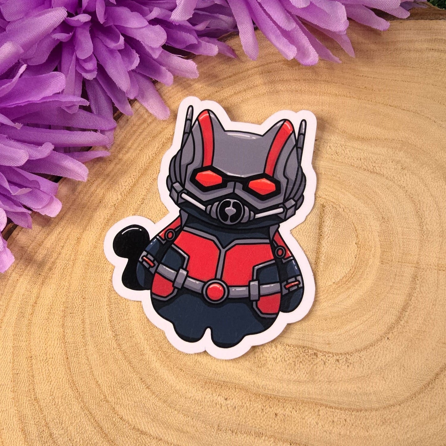Ant-Man Cat Large Vinyl Die-cut Sticker