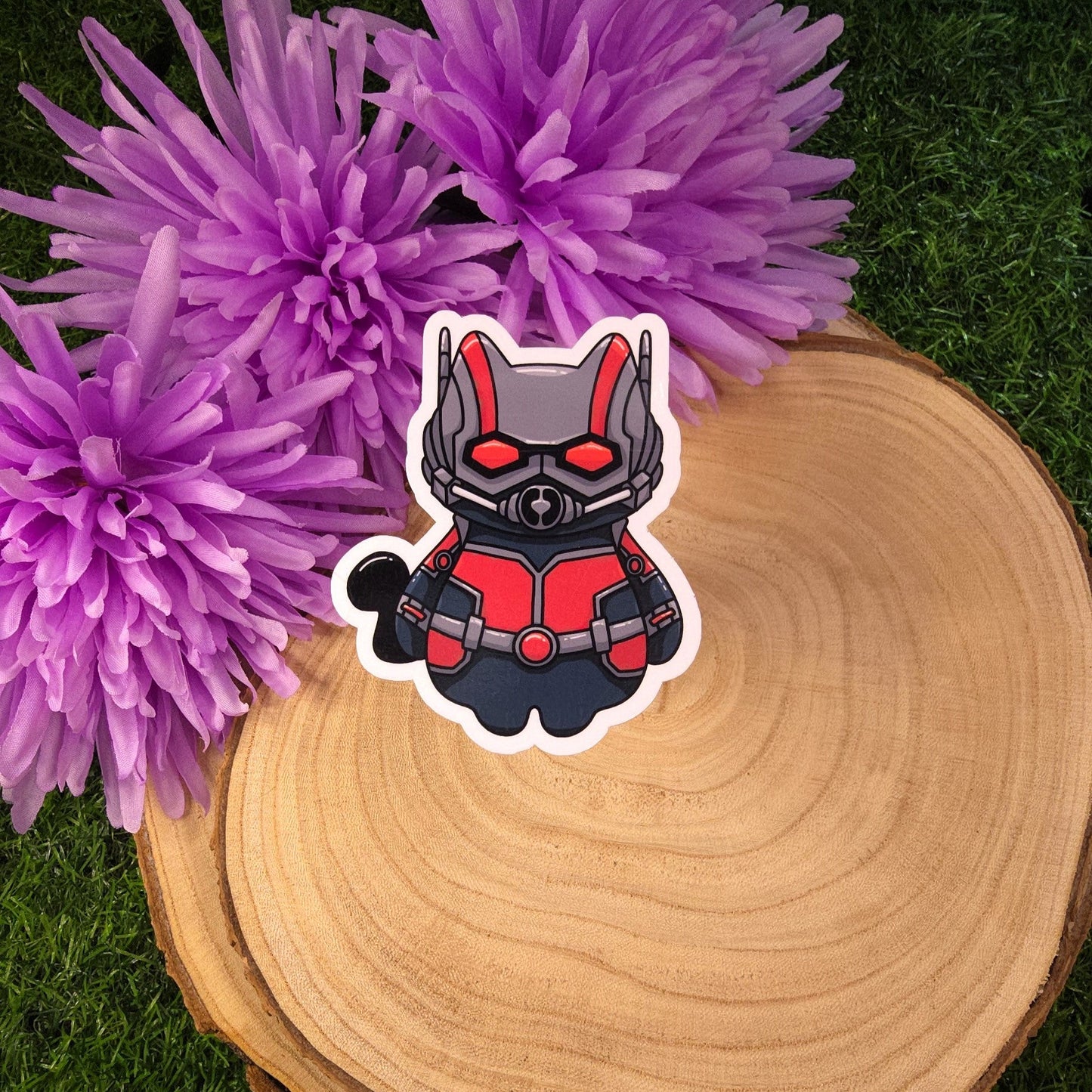 Ant-Man Cat Large Vinyl Die-cut Sticker