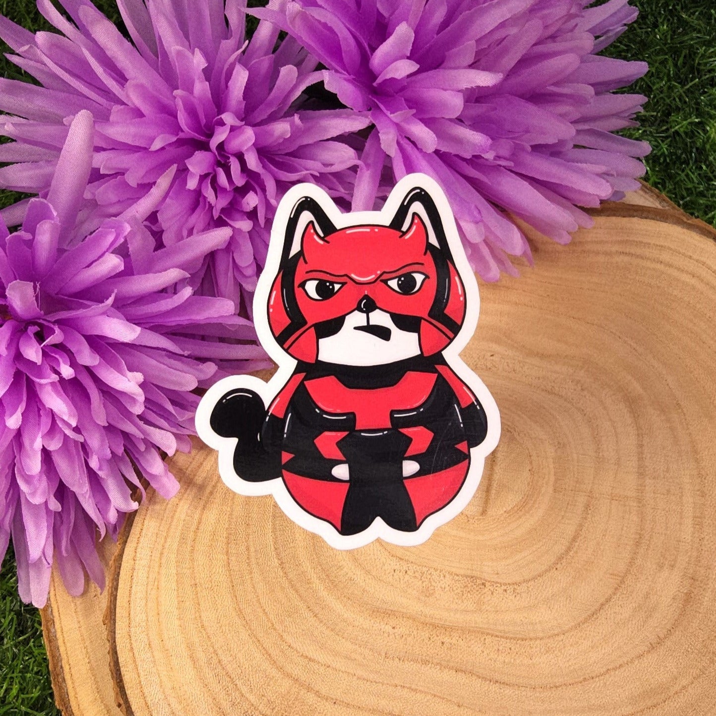 Daredevil & The Punisher Cat Large Vinyl Die-cut Stickers