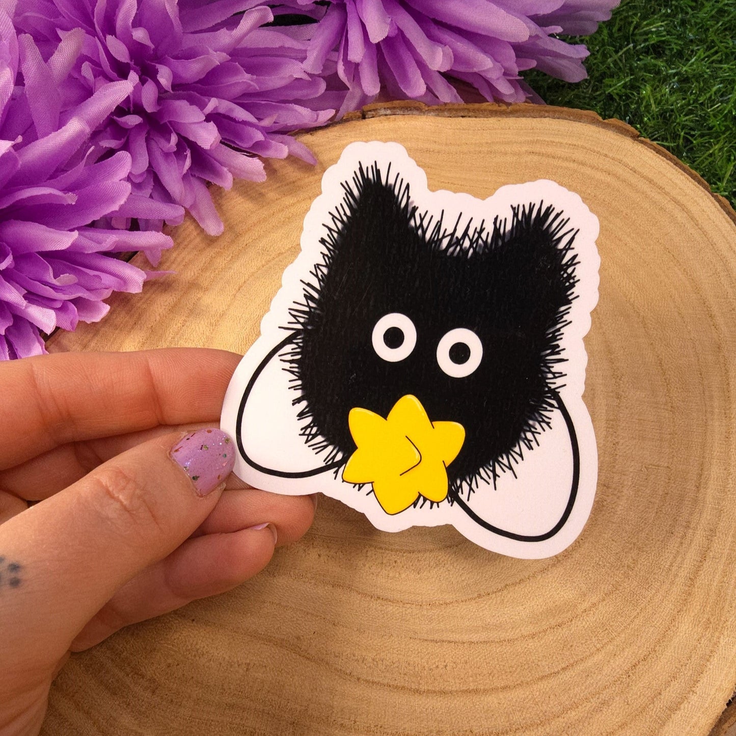 Studio Ghibli Cat Large Vinyl Die-cut Stickers