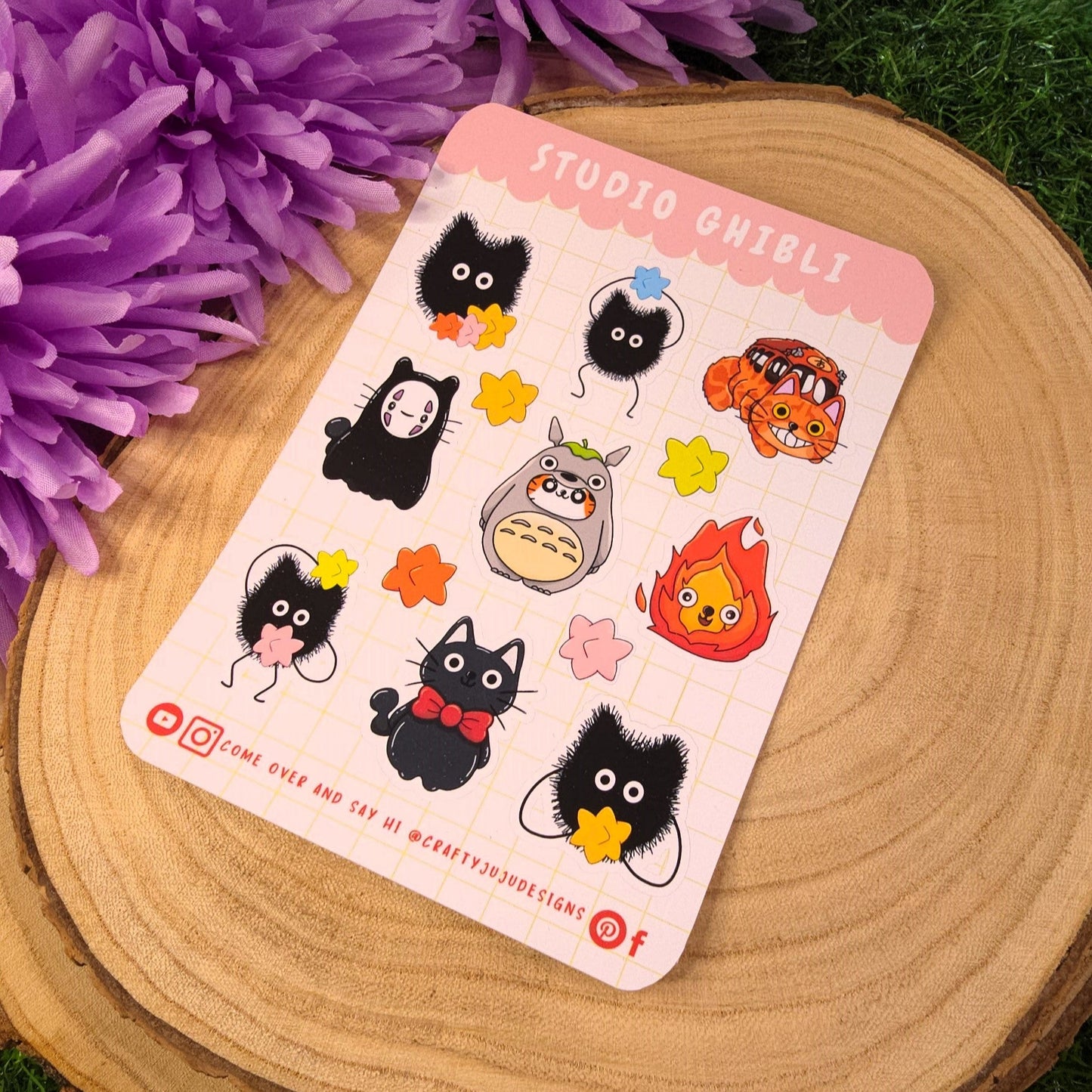 Studio Ghibli Cat Planner Sticker Sheets