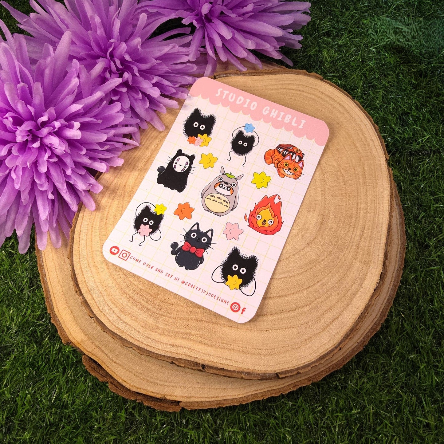 Studio Ghibli Cat Planner Sticker Sheets