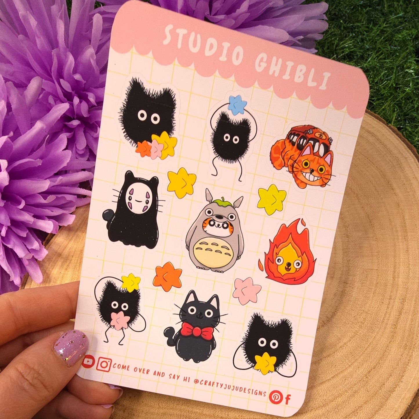 Studio Ghibli Cat Planner Sticker Sheets
