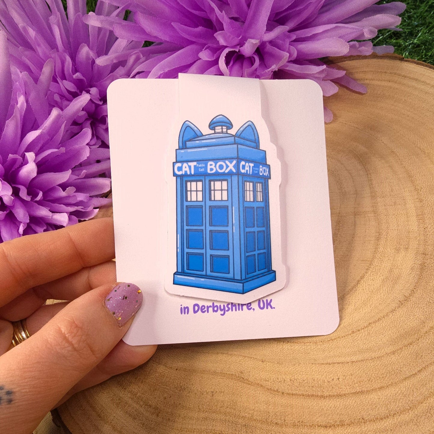 Cat Who, Doctor Who Cat Box Magnetic Bookmark