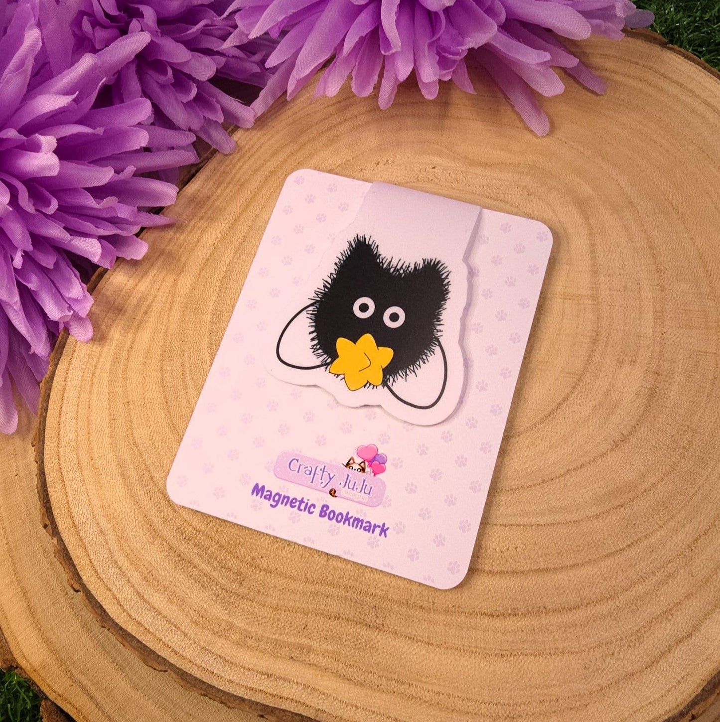 Cat Soot Sprite Magnetic Bookmark