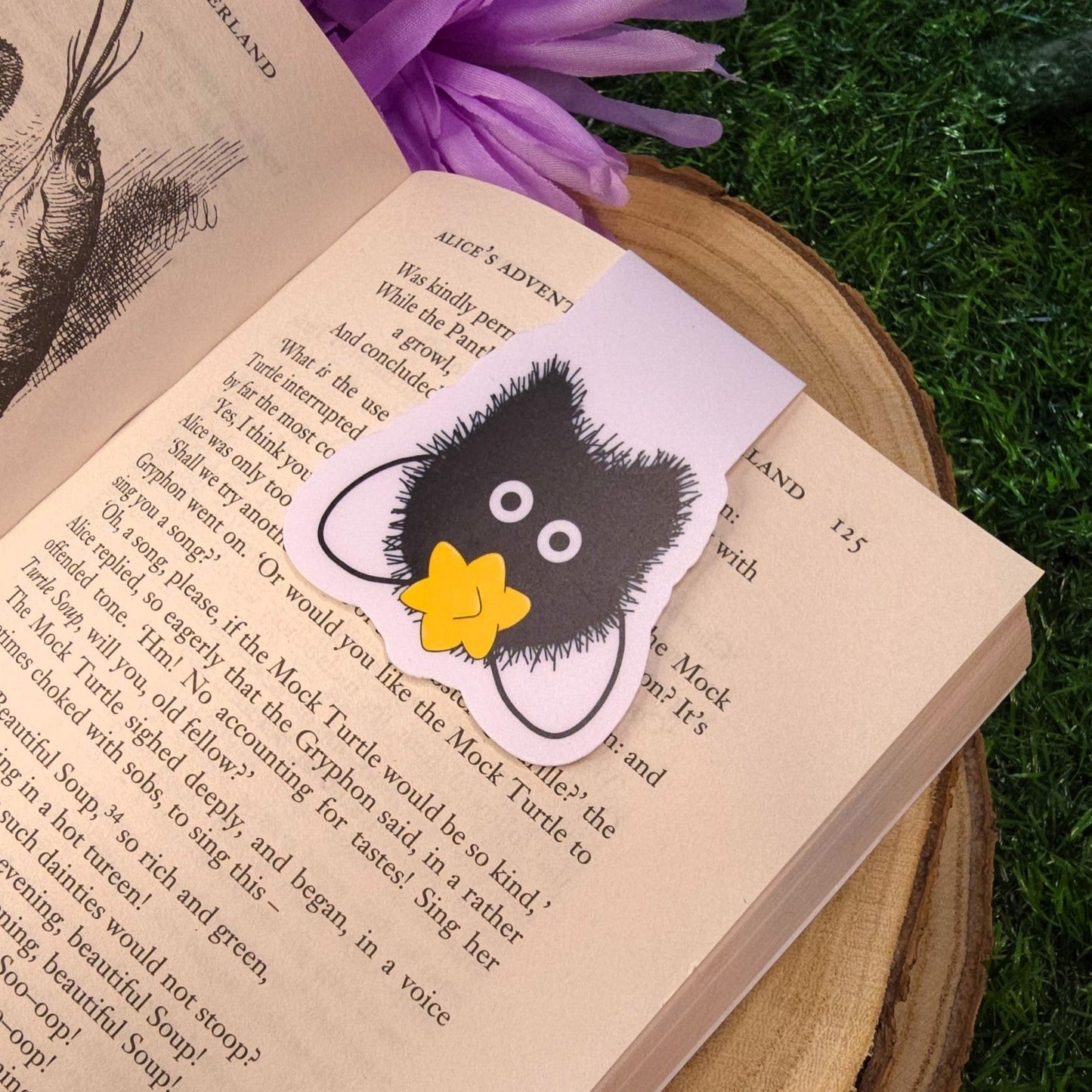 Cat Soot Sprite Magnetic Bookmark