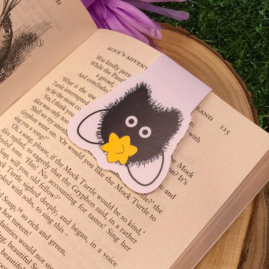 Cat Soot Sprite Magnetic Bookmark