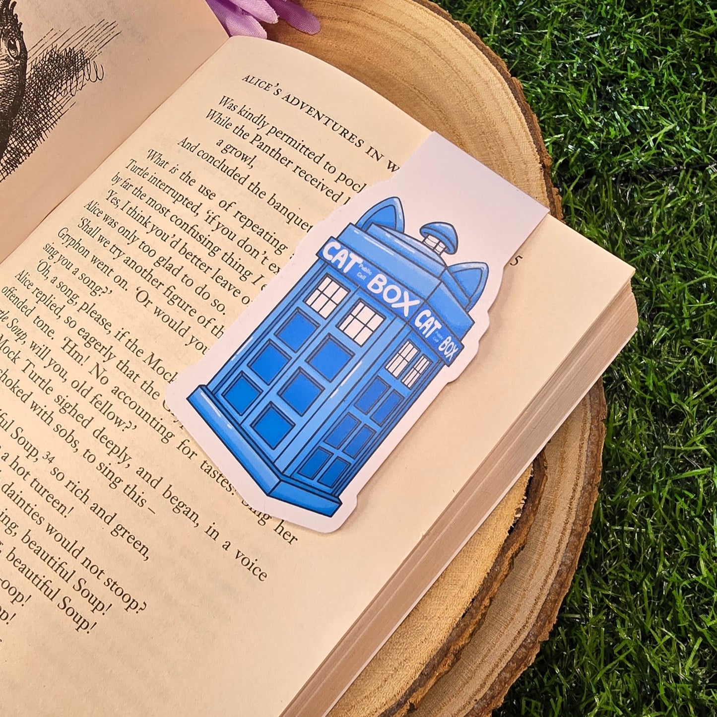 Cat Who, Doctor Who Cat Box Magnetic Bookmark