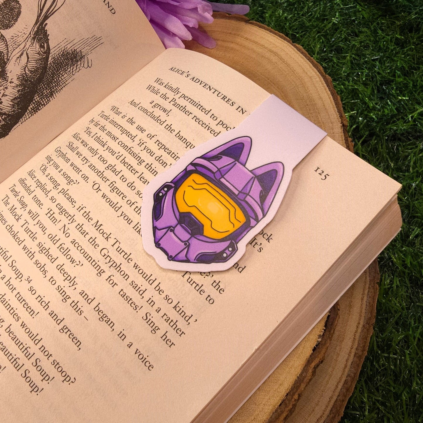 Cat Halo Helmet Magnetic Bookmark