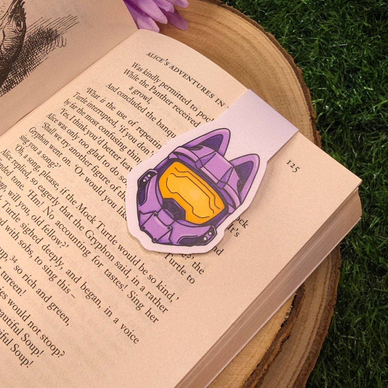 Cat Halo Helmet Magnetic Bookmark