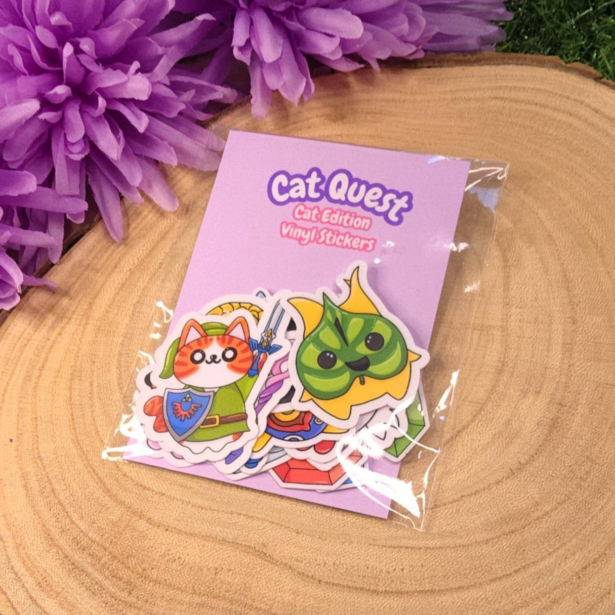 Cat Quest, Zelda Inspired Cat Sticker Pack