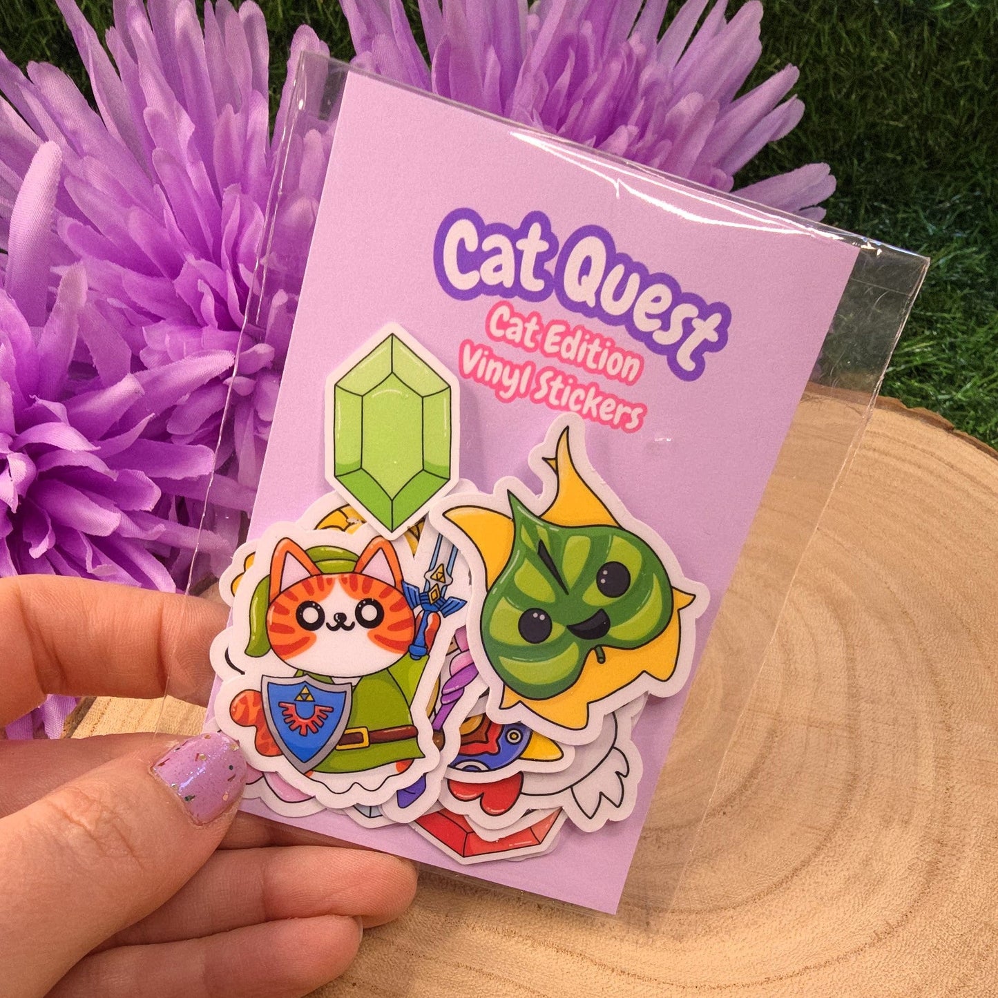 Cat Quest, Zelda Inspired Cat Sticker Pack