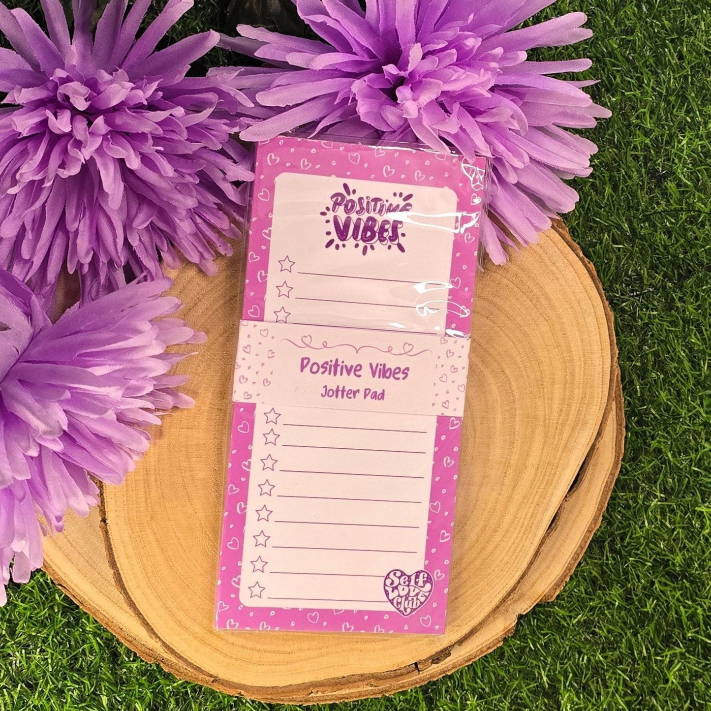 Positive Vibes Jotter Notepad – Self Love Club Collection - End of Line Stationery