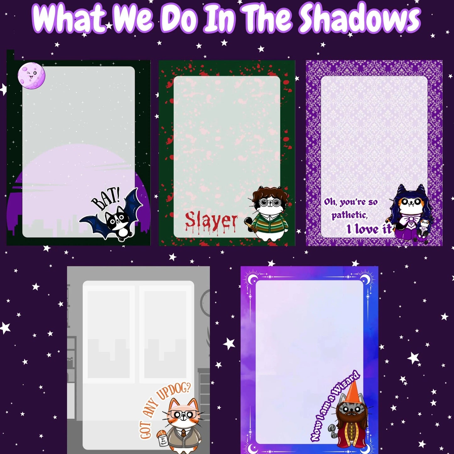 What We Do In The Shadows Small Desk Notepad
