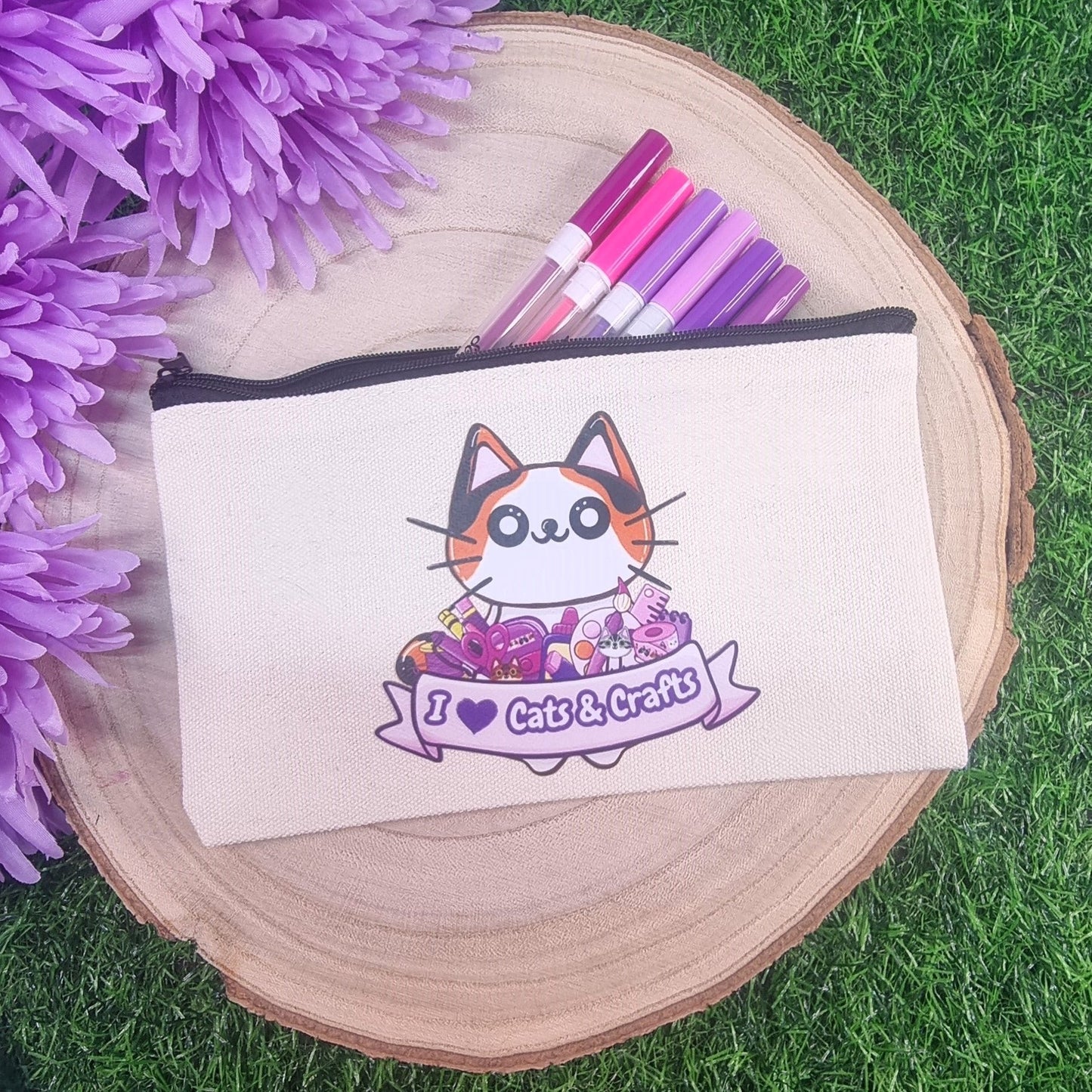 I Love Cats & Crafts Pencil Case