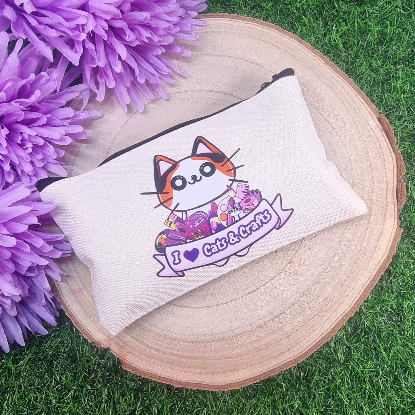 I Love Cats & Crafts Pencil Case