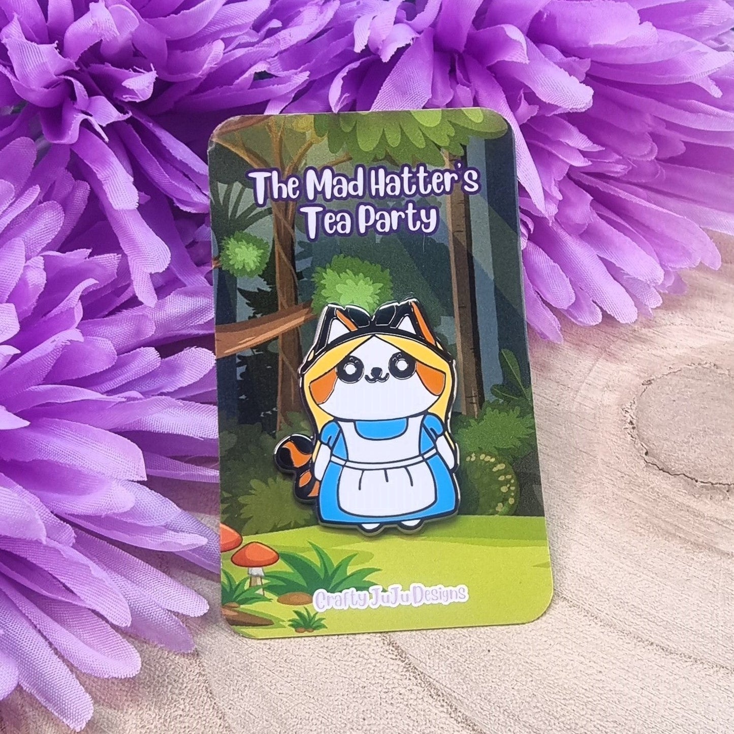 The Mad Hatter's Tea Party Limited Edition Enamel Pins