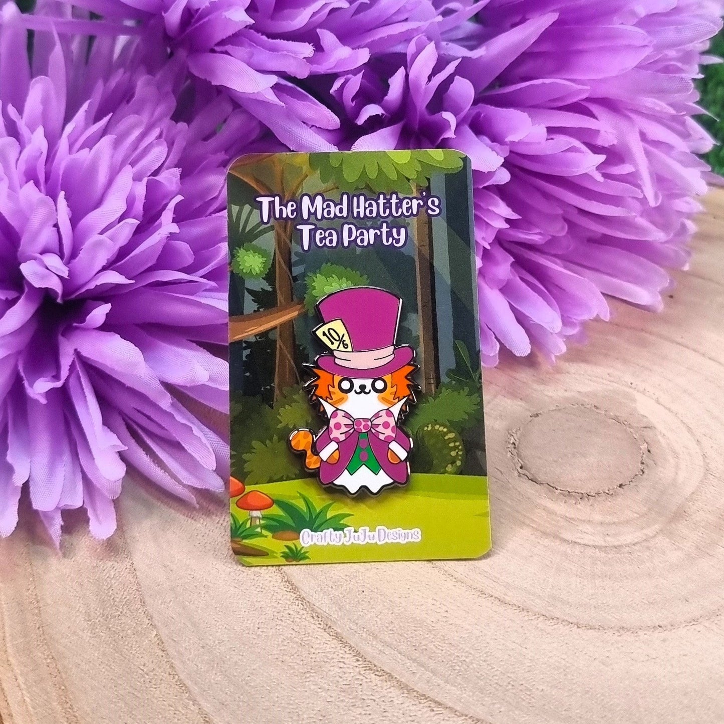 The Mad Hatter's Tea Party Limited Edition Enamel Pins