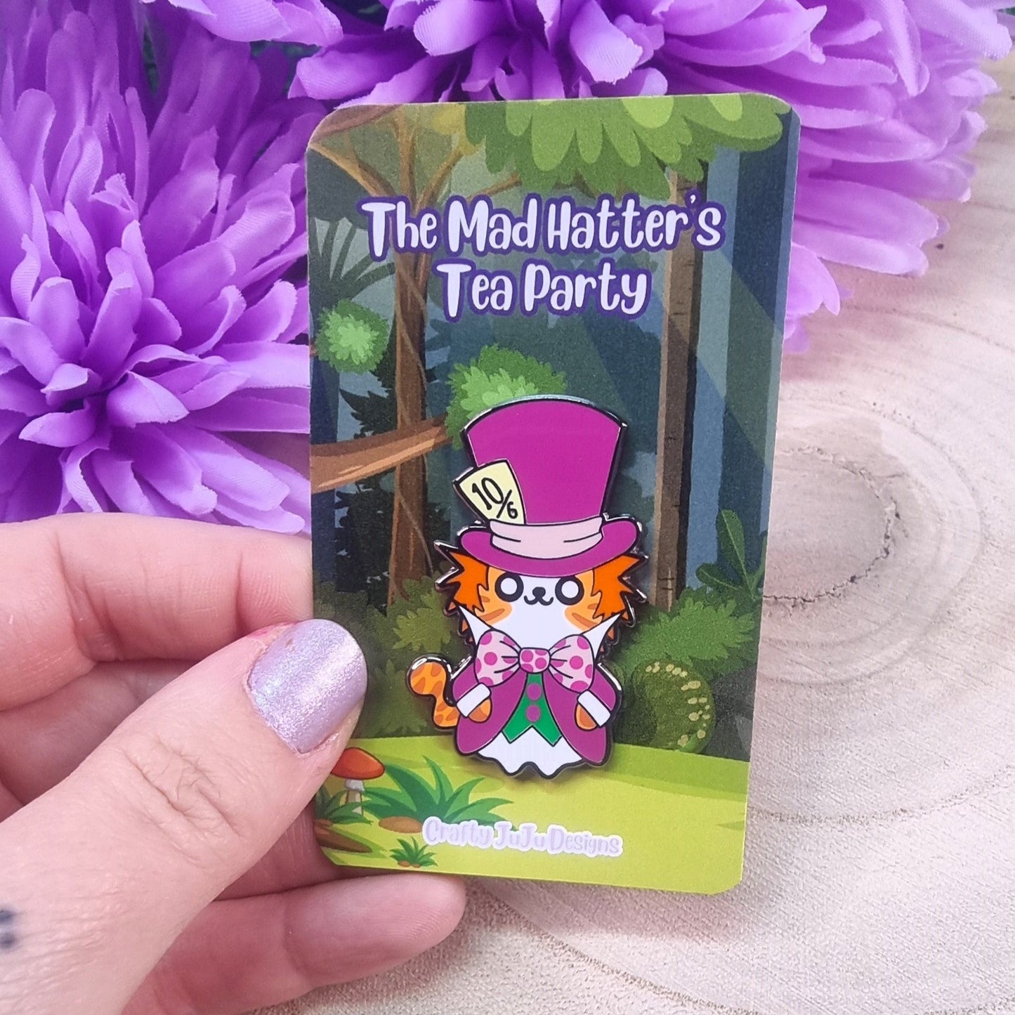 The Mad Hatter's Tea Party Limited Edition Enamel Pins