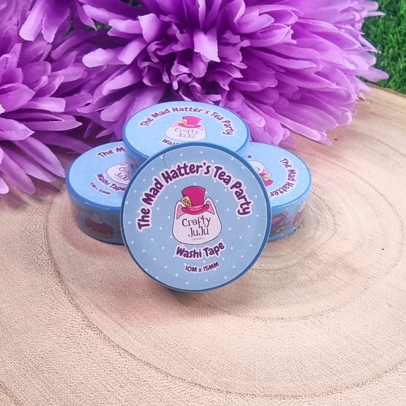 The Mad Hatter's Tea Party Washi Tape