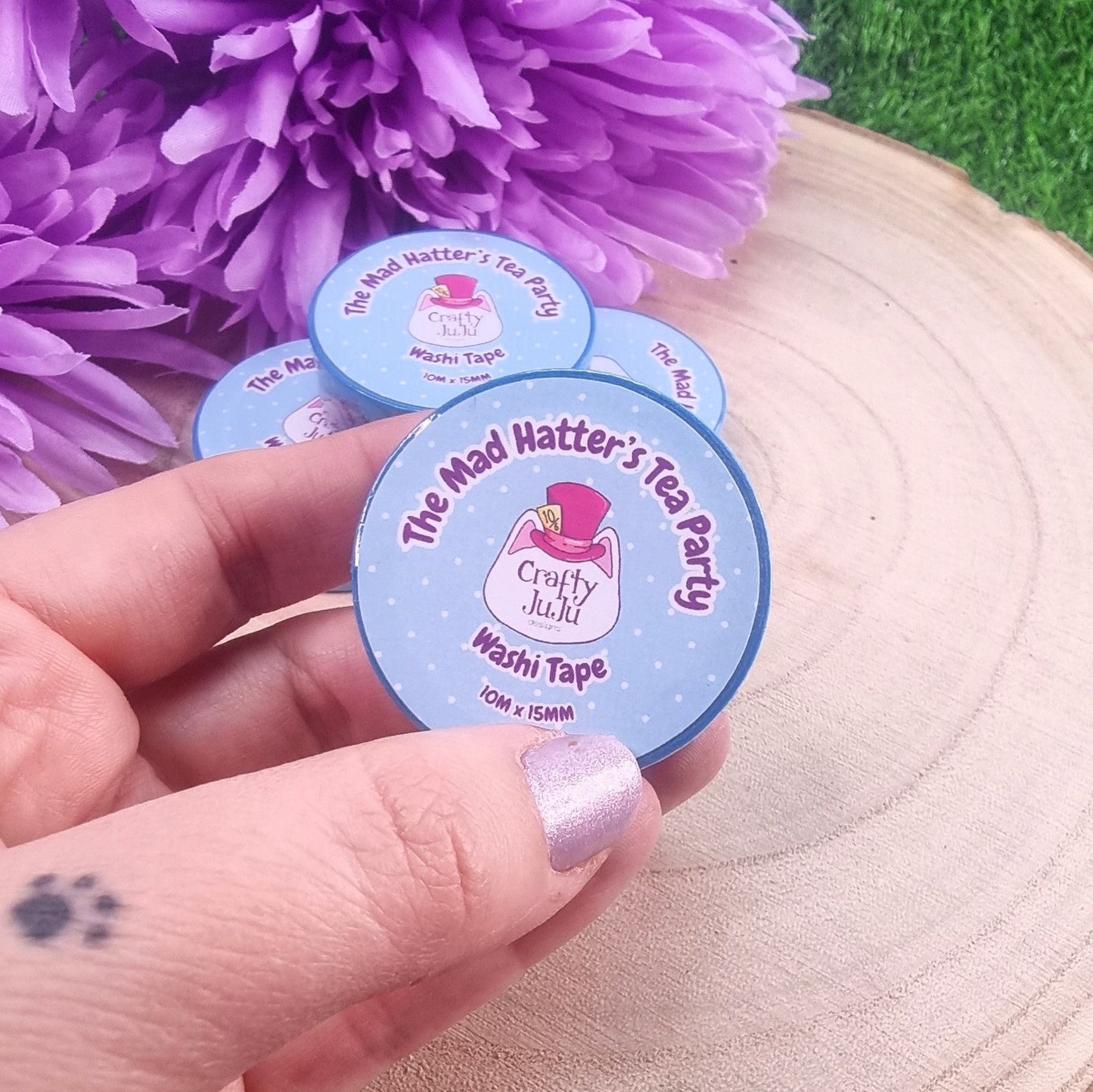 The Mad Hatter's Tea Party Washi Tape