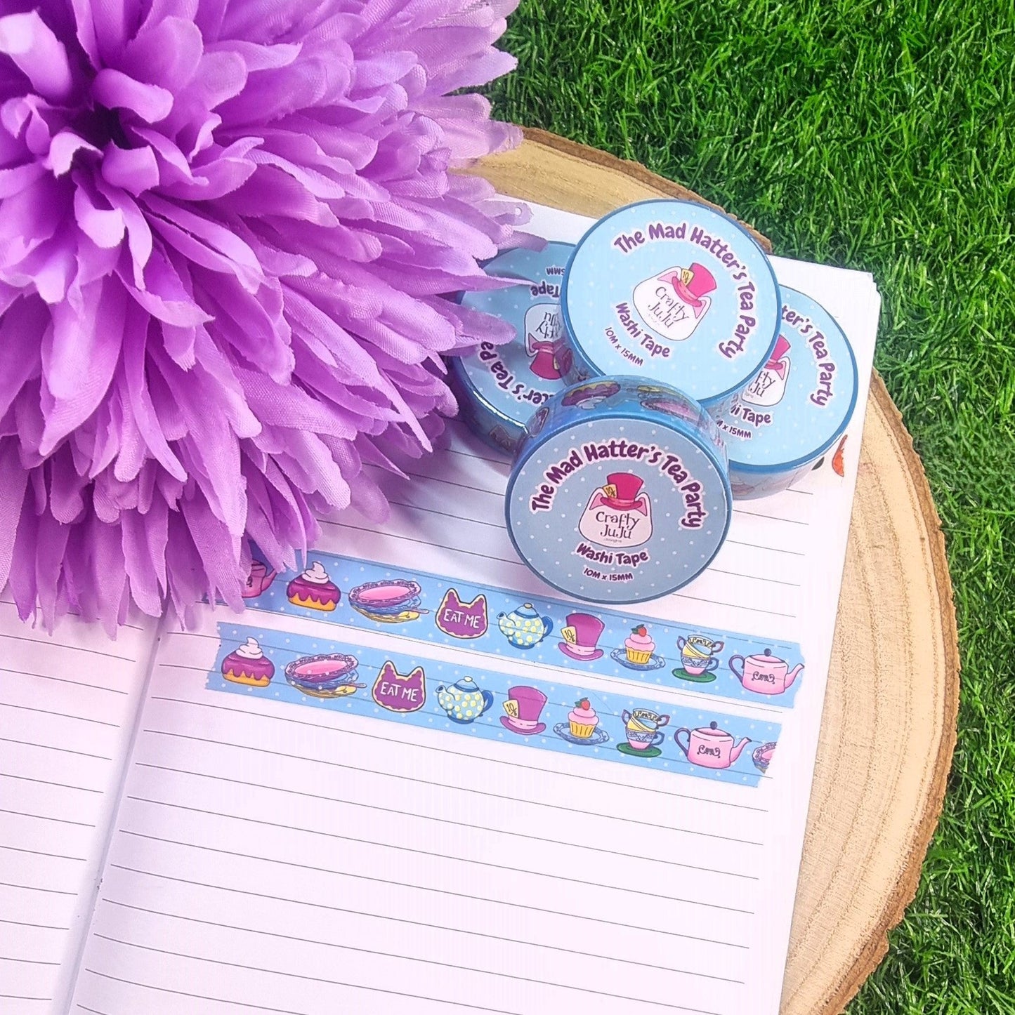 The Mad Hatter's Tea Party Washi Tape