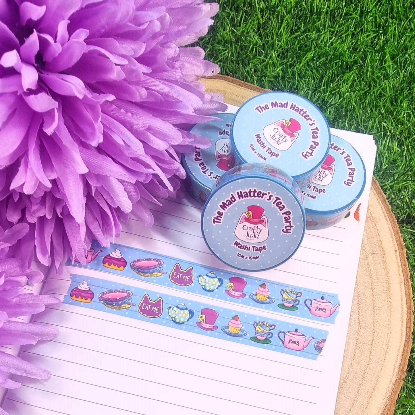 The Mad Hatter's Tea Party Washi Tape