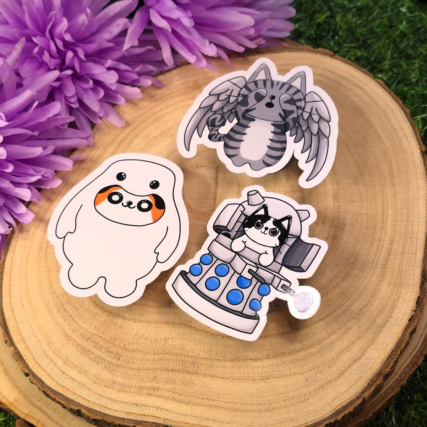 Cat Who Bad Guys Large Vinyl Die-cut Sticker