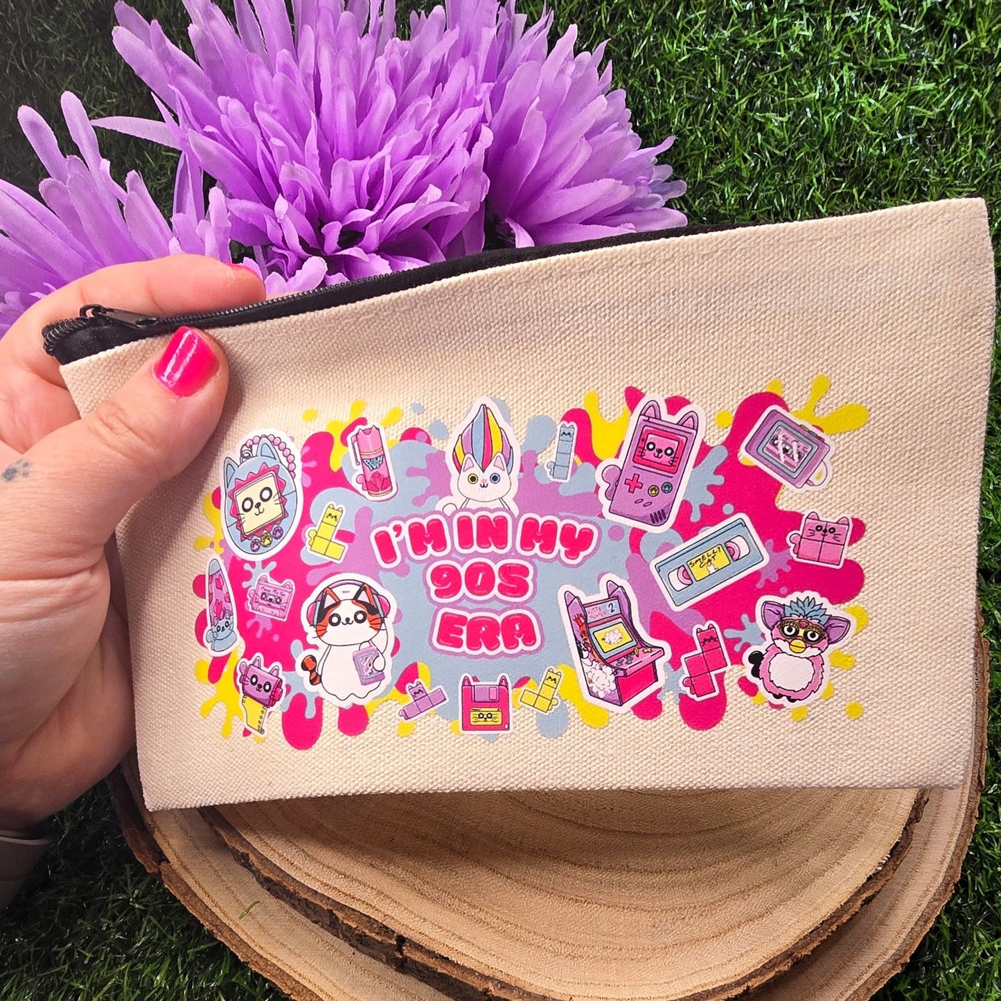 I'm In My 90s Era Cat Themed Pencil Case
