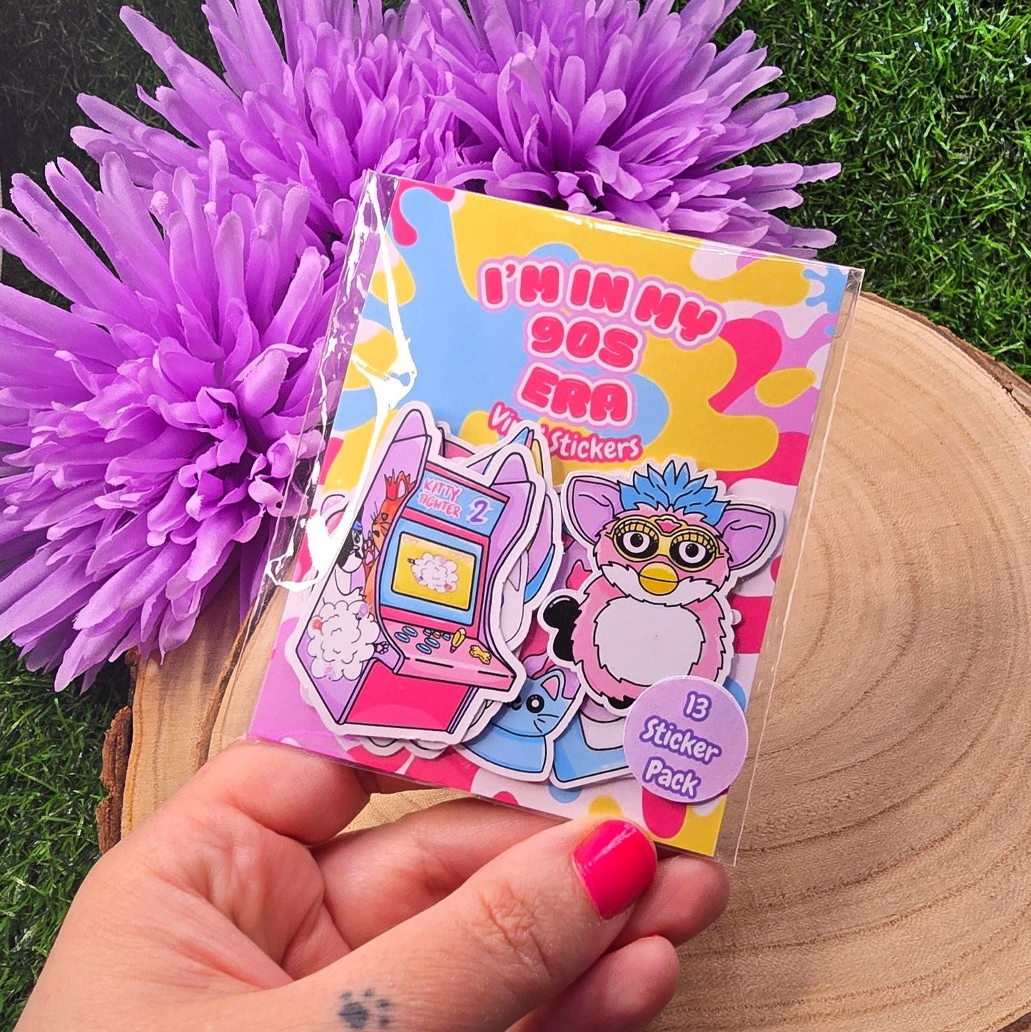 I'm In My 90s Era Inspired Cat Bumper Sticker Pack