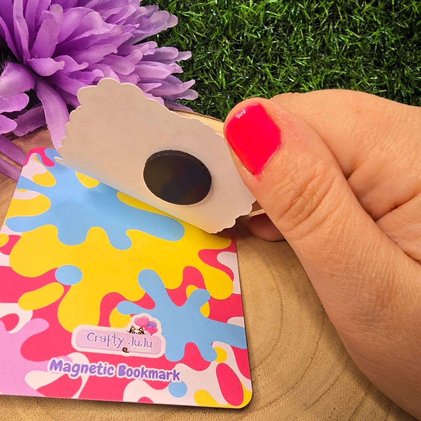 I'm In My 90s Era Cat Themed Magnetic Bookmark