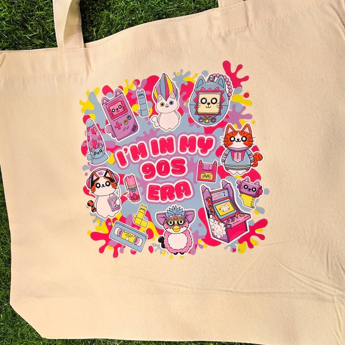I'm In My 90s Era Cat Tote Bag