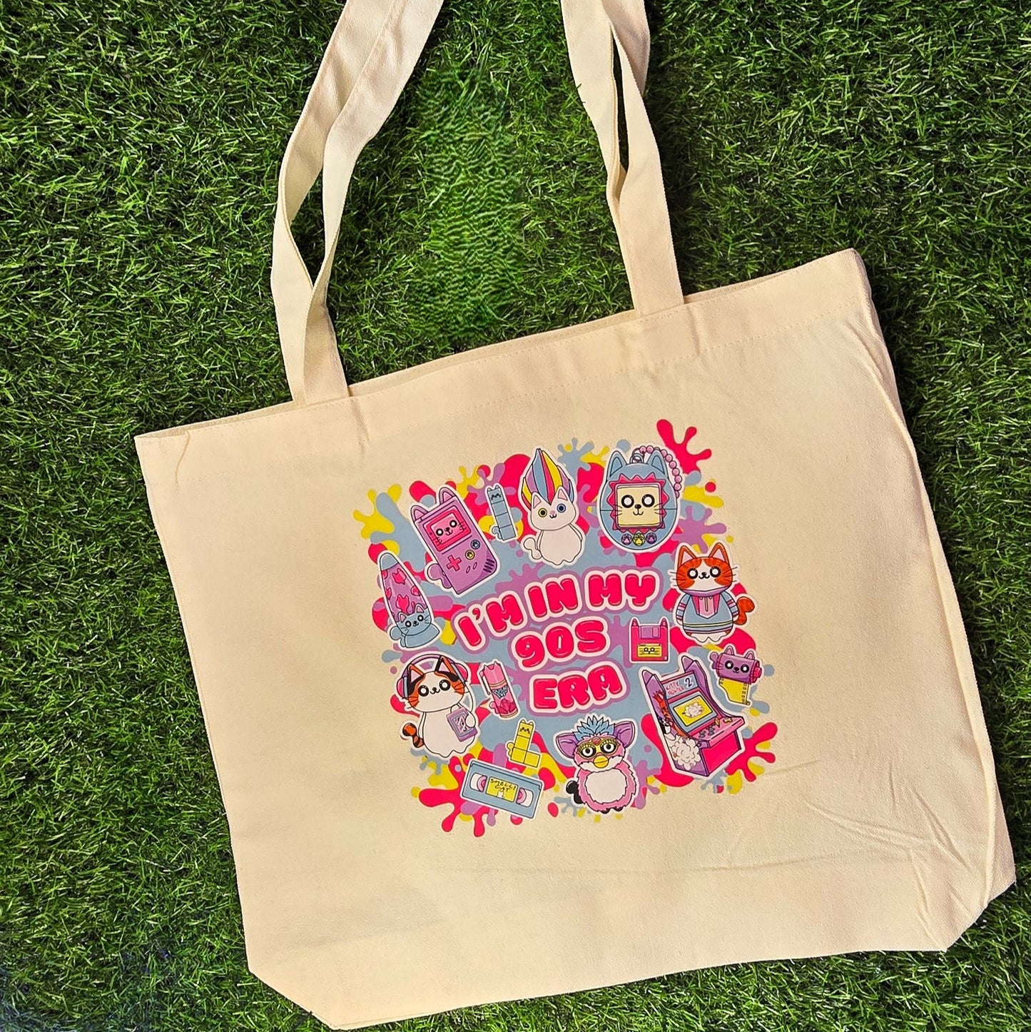 I'm In My 90s Era Cat Tote Bag