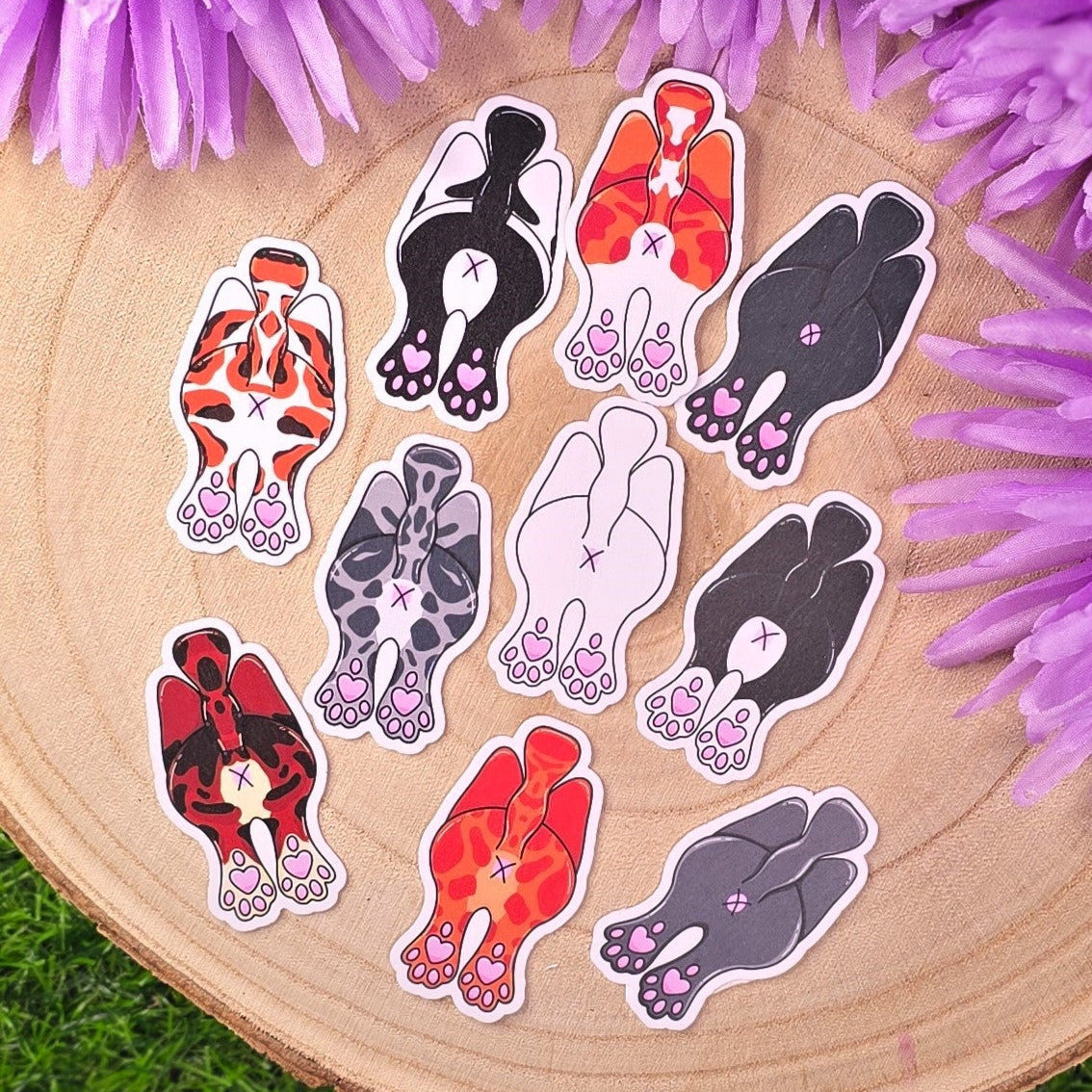 Paws & Rears Gift Set – Cat Planner Stickers, Washi Tape, Sticker Pack & Acrylic Keyring | Cute Cat Lover Gift