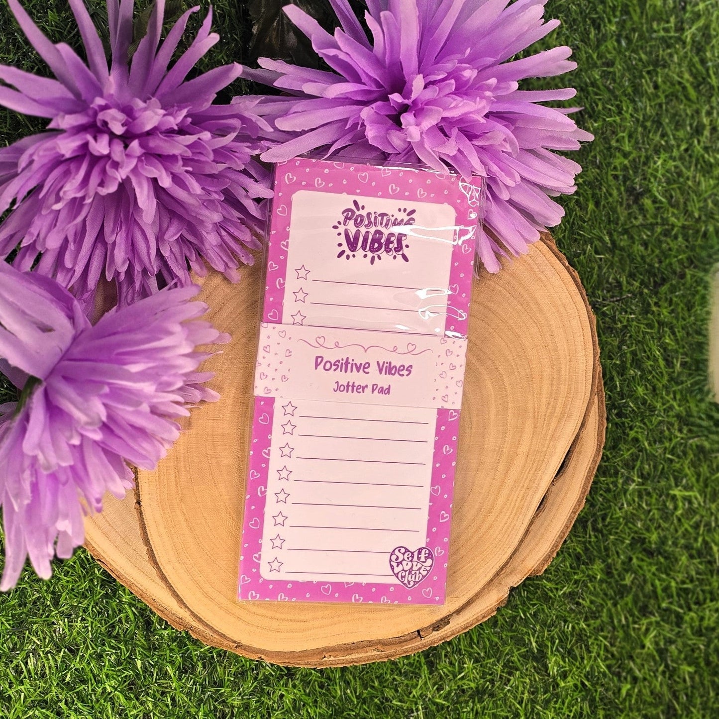 Positive Vibes Jotter Notepad – Self Love Club Collection - End of Line Stationery