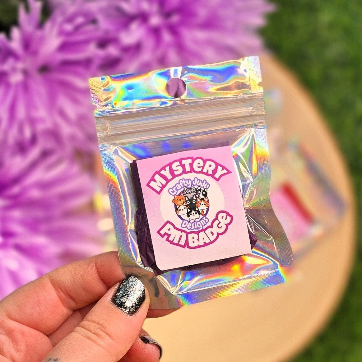 Mystery Cat Pin Bag – Series 2 | Cute Cat Wooden & Acrylic Pins | Blind Bag Collectable Gift for Cat Lovers