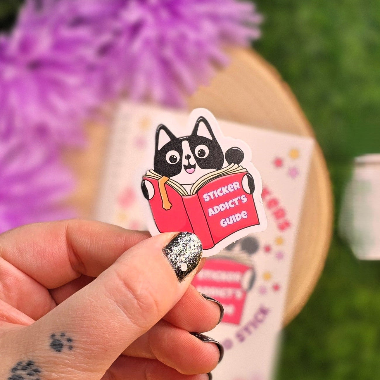 Chapter 7: Stickers I’m Too Scared to Stick – Reusable Sticker Book | A5 Sticker Collector Album with Freebie