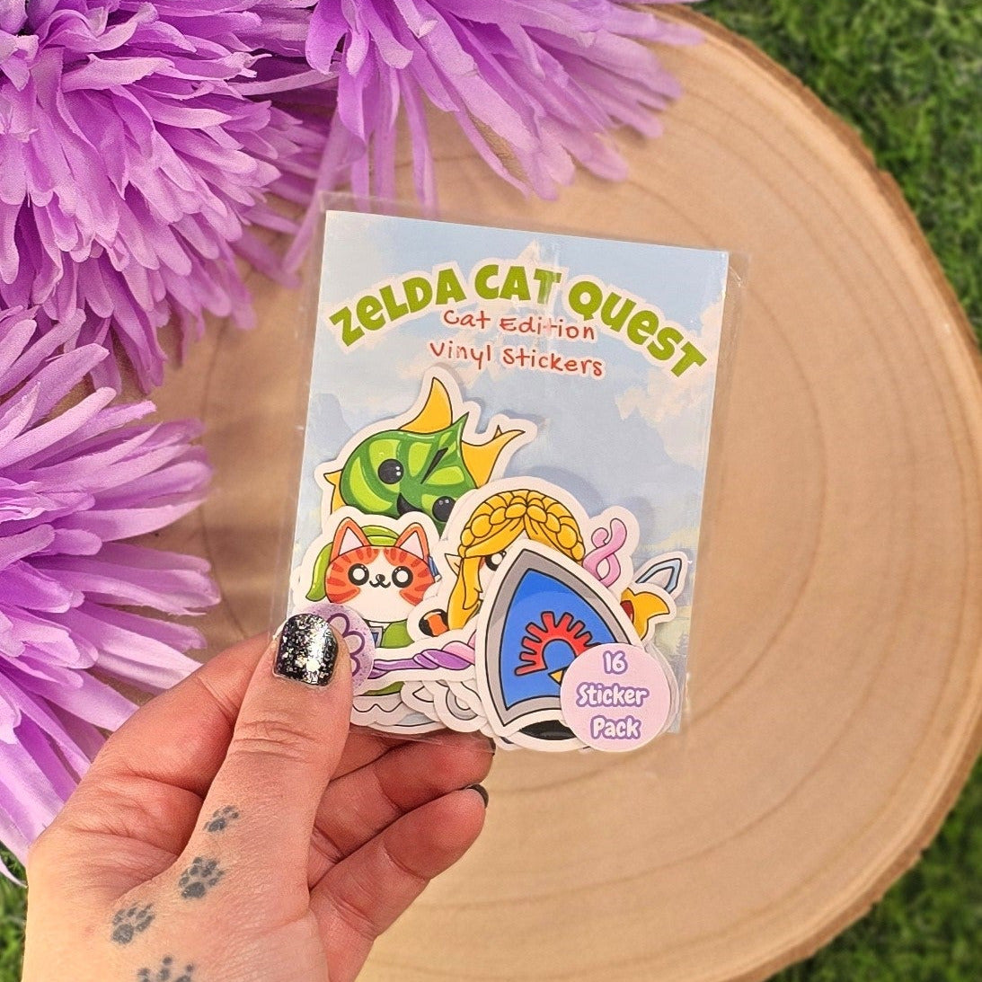Cat Quest, Zelda Inspired Cat Sticker Pack
