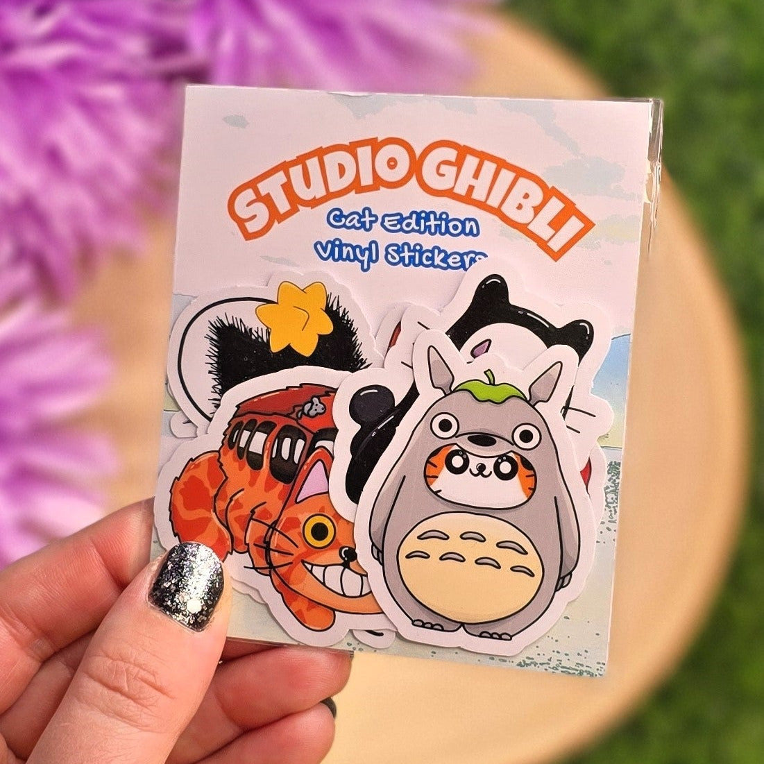 Studio Ghibli Inspired Cat Sticker Pack