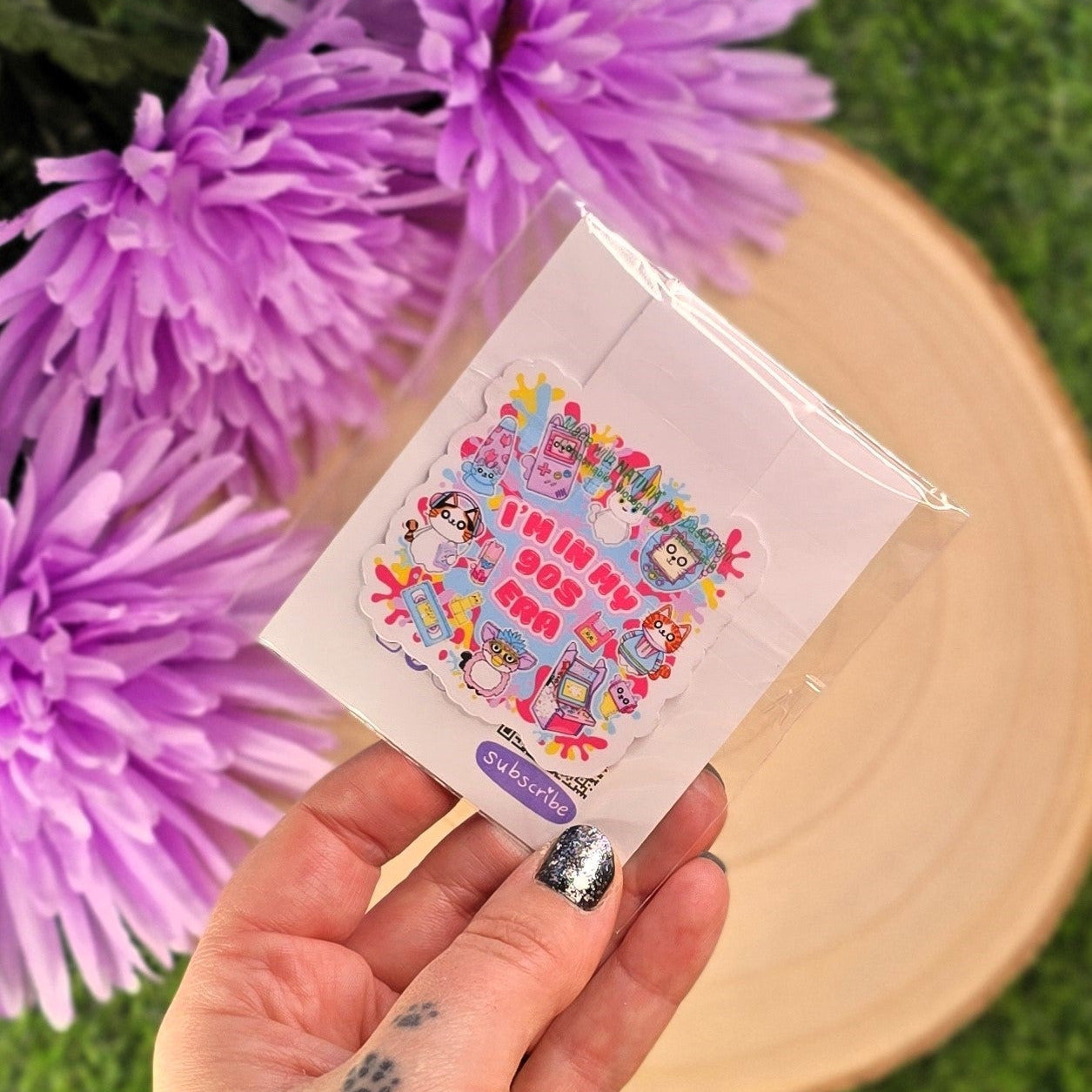 I'm In My 90s Era Cat Themed Magnetic Bookmark